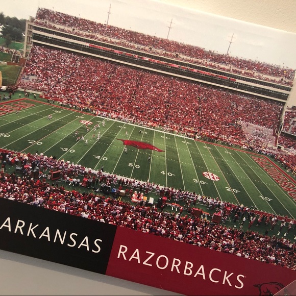 Arkansas Razorback Football Stadium Canvas Print - Picture 2 of 3